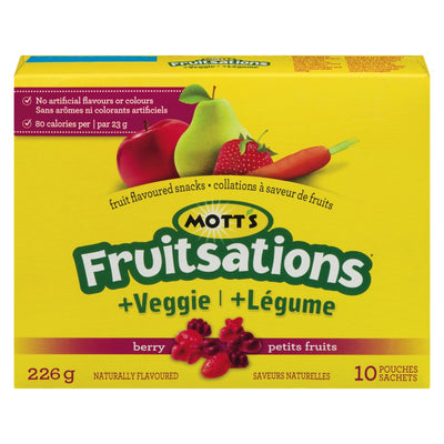 MOTTS FRUISATIONS SNACKS BERRY [226 g]