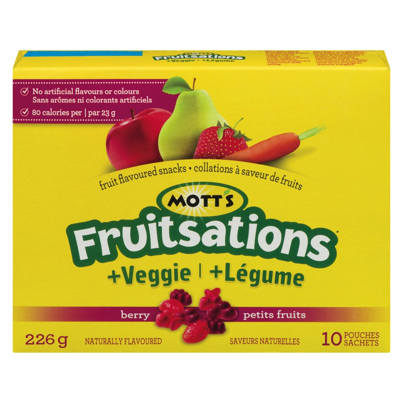 MOTTS FRUISATIONS SNACKS BERRY [226 g]
