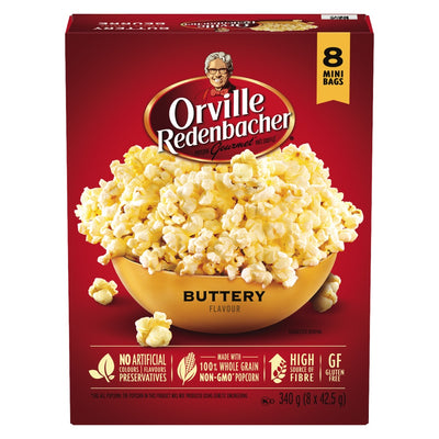 ORVLLE POPCORN BUTTER MINI BAG [8 pkg]