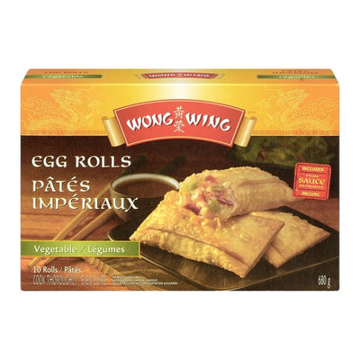 WONG WING VEGETABLE EGGROLLS [680 g]