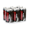 COKE ZERO 6PK SLEEK CANS +DEP [222 ml]