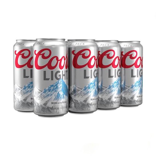 COORS LIGHT BEER 8x355ml [8 pkg]