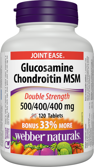 WEBBER GLUCOSM CHONDROIT MSM [120 ea]