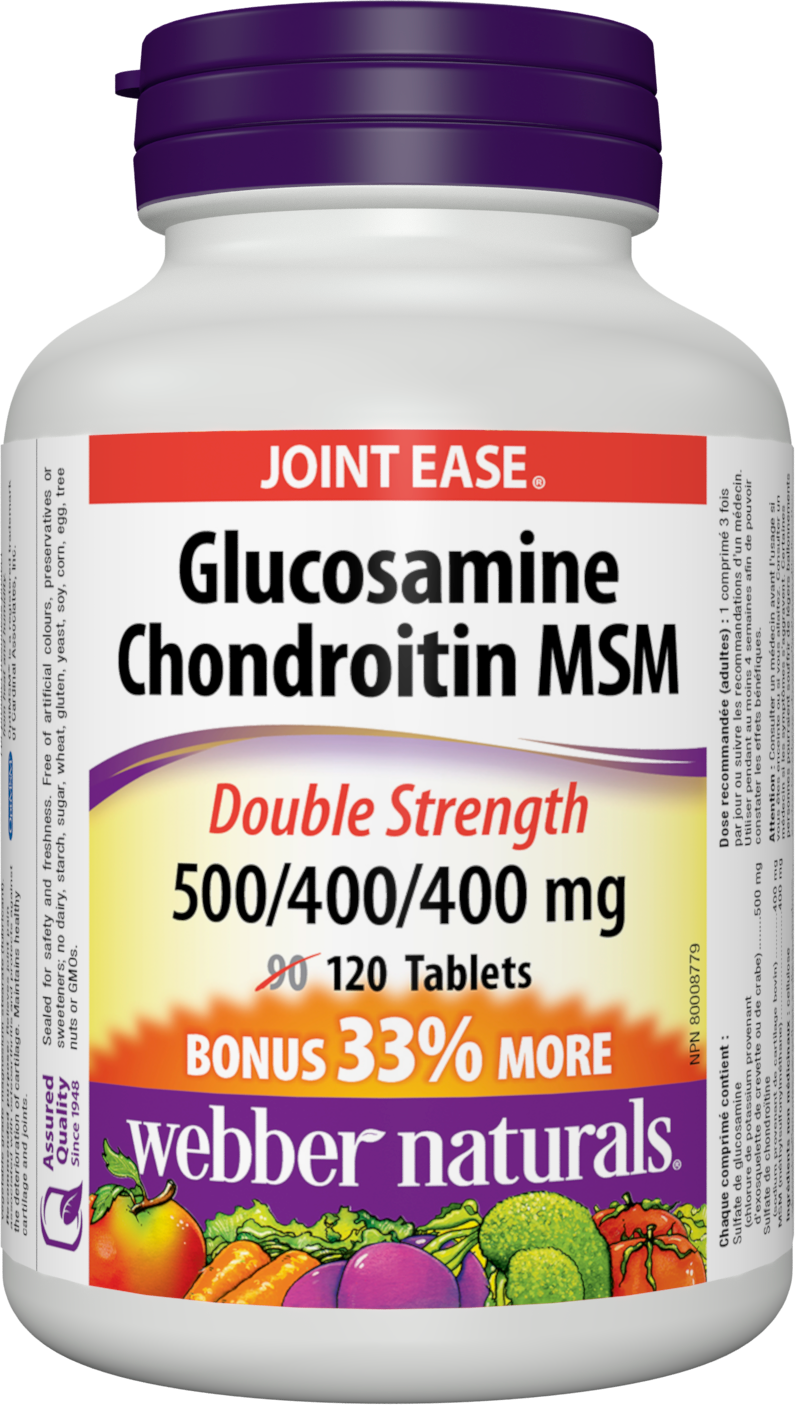 WEBBER GLUCOSM CHONDROIT MSM [120 ea]