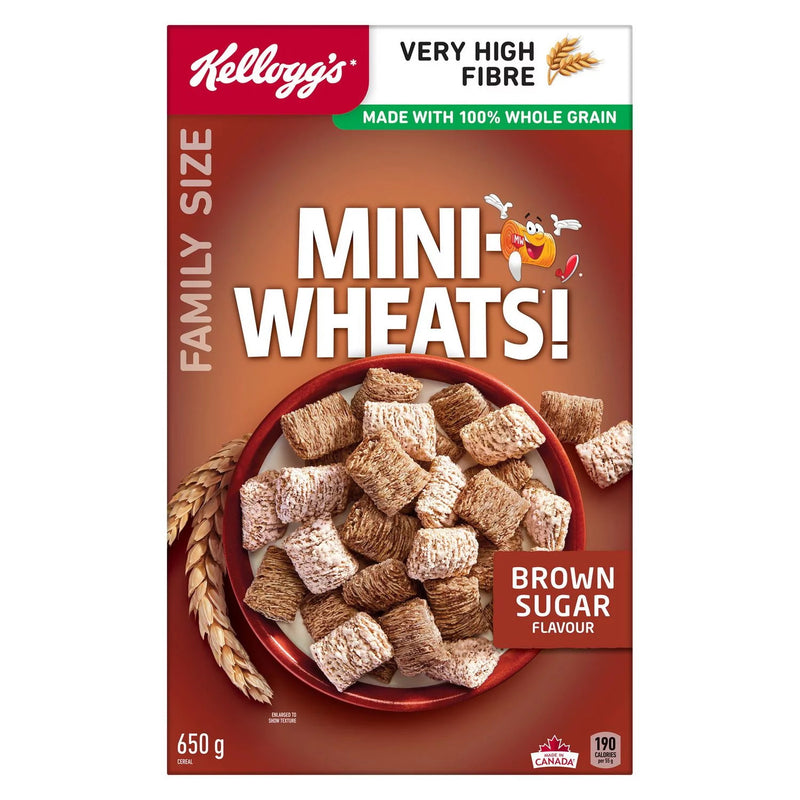 MINI WHEATS BROWN SUGAR 650g
