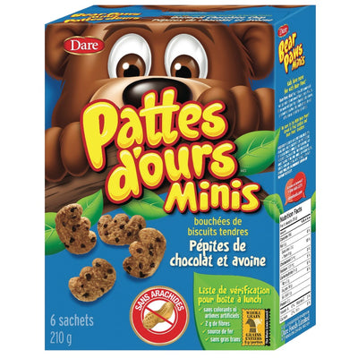 DARE BEAR PAW MINI OAT CHOC CH [210 g]