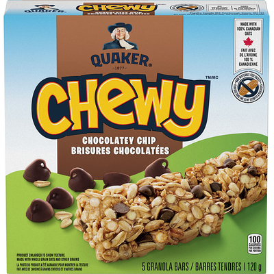 QKR CHEWY CHOC CHIP GRNLA BAR [120 g]