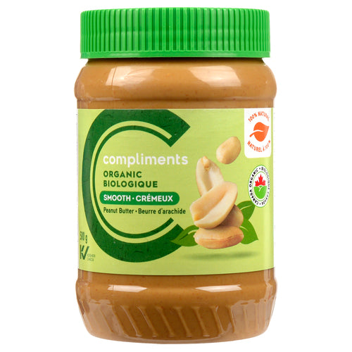 COMP ORGNC SMOOTH PEANUT BUTTR [500 g]