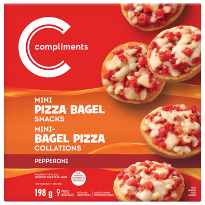 COMP PEPPONI MINI PIZZA BAGELS [198 g]
