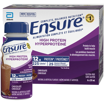 ENSURE CHOCOLATE HIGH PROTEIN [6 ea]