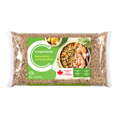 COMPLIMENTS GREEN LENTILS [450 g]