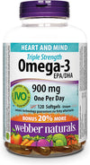 WEBBER OMEGA 3 900mg 120s [120 ea]