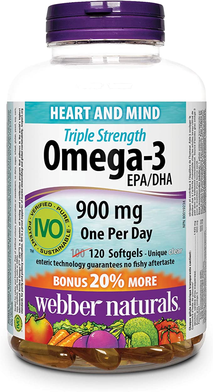 WEBBER OMEGA 3 900mg 120s [120 ea]