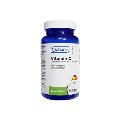 OPTION+ VIT C 500mg TROP FLAV [120 ea]