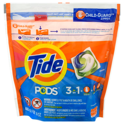 TIDE LIQ PODS ORIGINAL 20PK [20 ea]