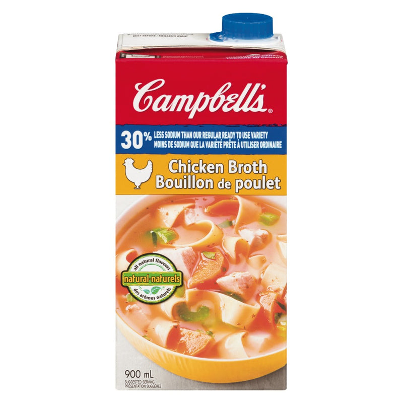 CAMP CHK BROTH 25% LESS SODIUM [900 ml]