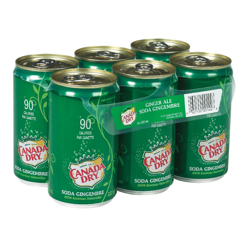 CANADA DRY SLEEK CAN +DEP [222 ml]
