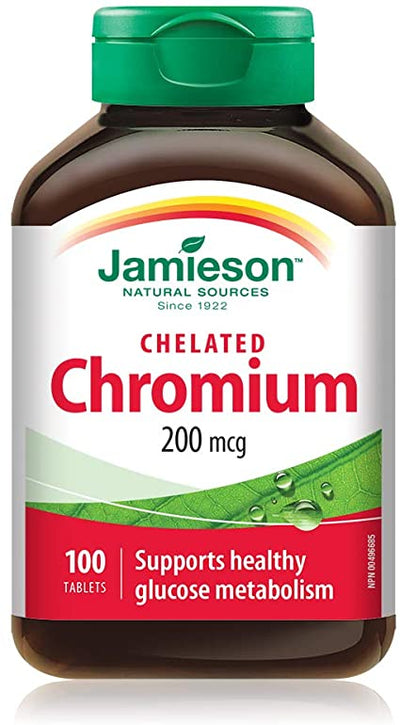 JAMIESON CHROMIUM 200mcg [100 ea]