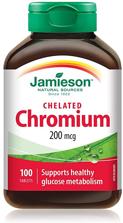 JAMIESON CHROMIUM 200mcg [100 ea]
