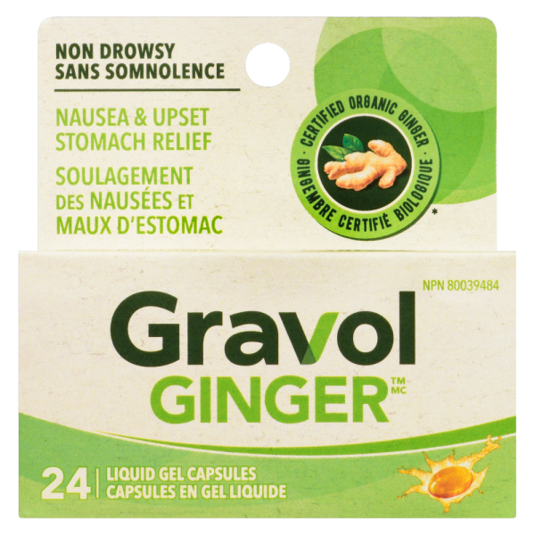 GRAVOL GINGER CAPSULES 24s [24 ea]