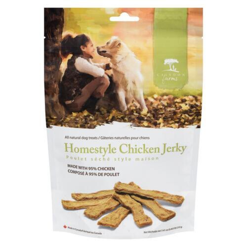 CALDN FRMS HMSTY CHICKN JERKY [210 g]