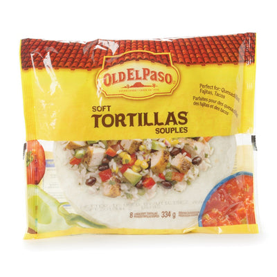 OLD ELPASO LRG FLOUR TORTILLA [334 GM]