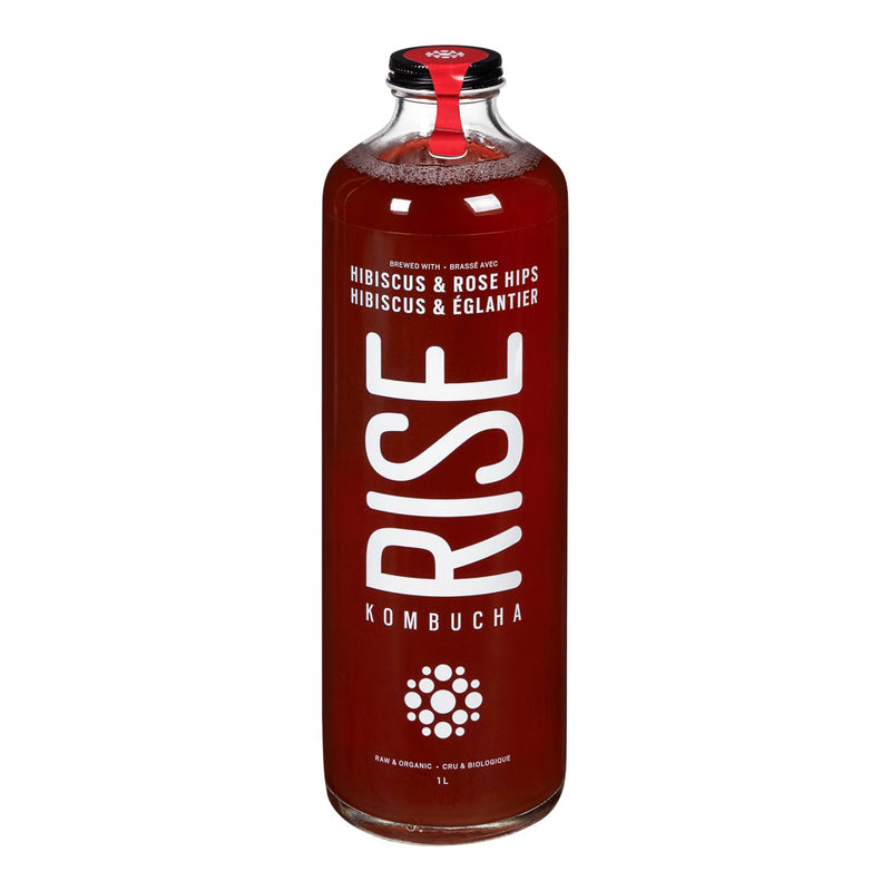 RISE TEA KOMBUCHA HIBISCUE ROS [1 l]