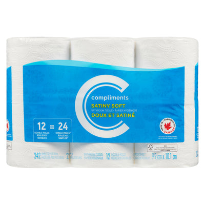 COMP SATIN SFT BATH TISSUE 12s [12 ea]
