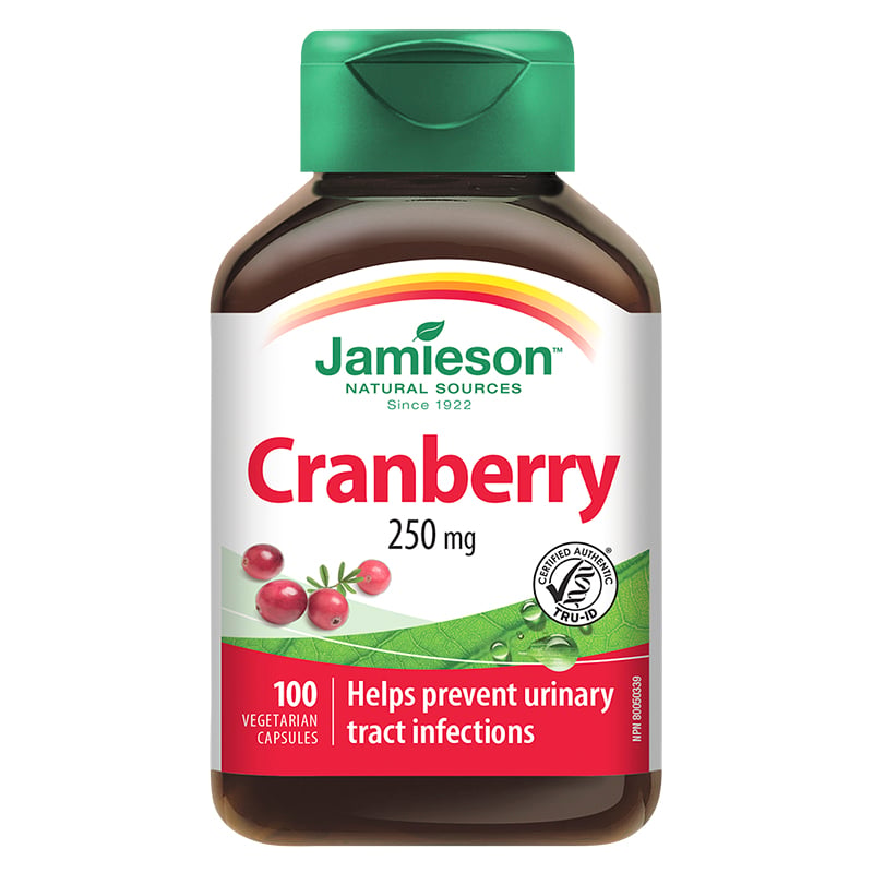 JAMIESON CRANBERRY CAPS 250MG [100 ea]