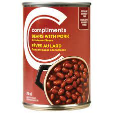 COMP BEANS w/ PORK IN MOLASSES [398 ml]