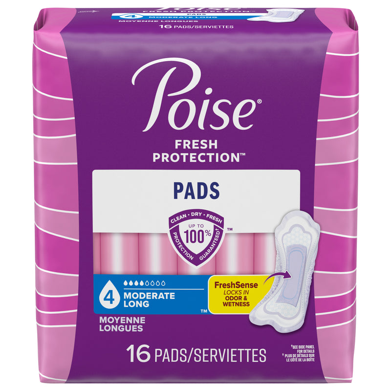 POISE PADS EXTRA PLUS 16s [16 PK]