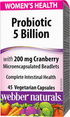 WEBBER PROBIOTIC 5 BILLION 45s [45 ea]