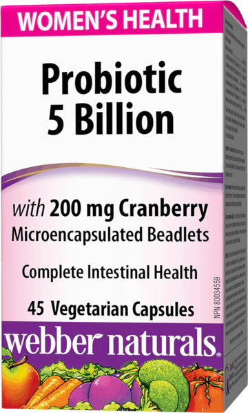 WEBBER PROBIOTIC 5 BILLION 45s [45 ea]