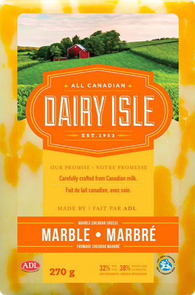DAIRYLSL MARBLE CHEDR CHEESE [270 g]