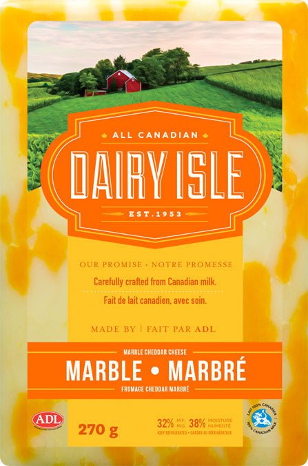 DAIRYLSL MARBLE CHEDR CHEESE [270 g]