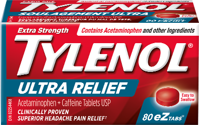 TYLENOL ULT REL 20 TAB