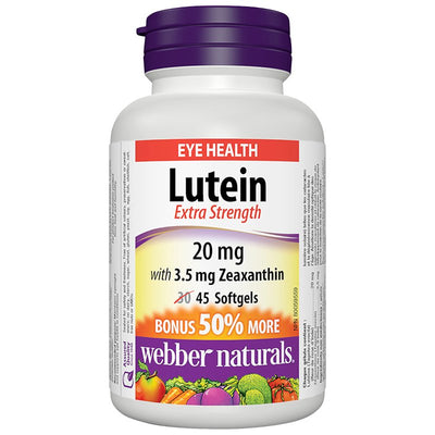 WEBBER LUTEIN 20mg 45S [45 ea]