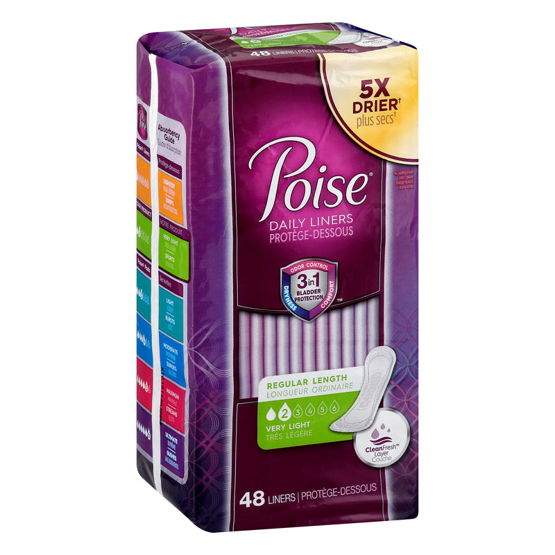 POISE LINERS REGULAR LIGHT 48s [48 ea]