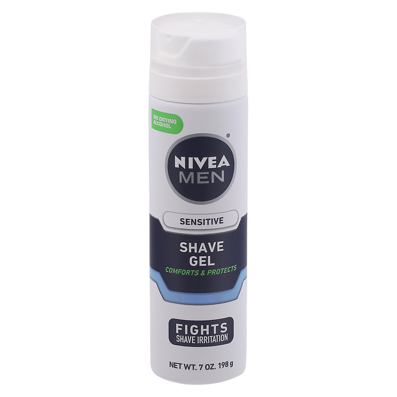 NIVEA MEN SHAVE GEL UNSCENTED [198 g]