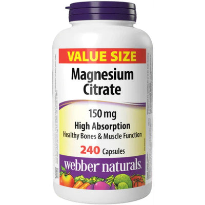 WEBR VIT MAGNESM CITRAT 150mg [240 ea]