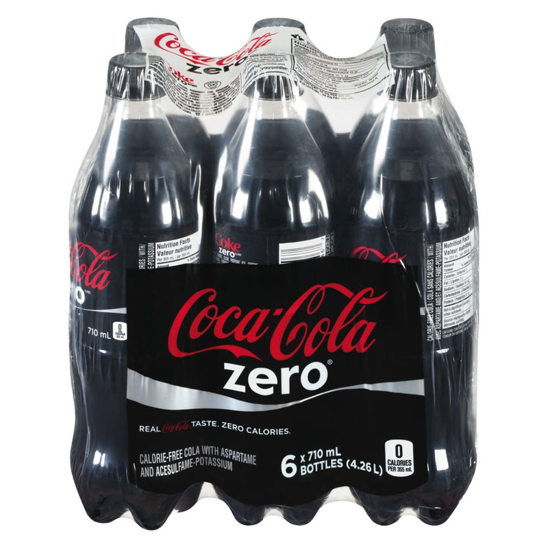 COKE ZERO 6x710ml [6 ea]