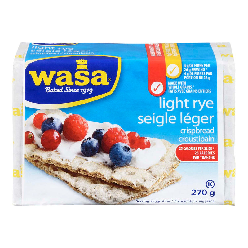 WASA CRISP RYE BREAD LIGHT [270 GM]