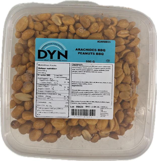 DYN WHITE PEANUTS REDUCED SALT [250 g]