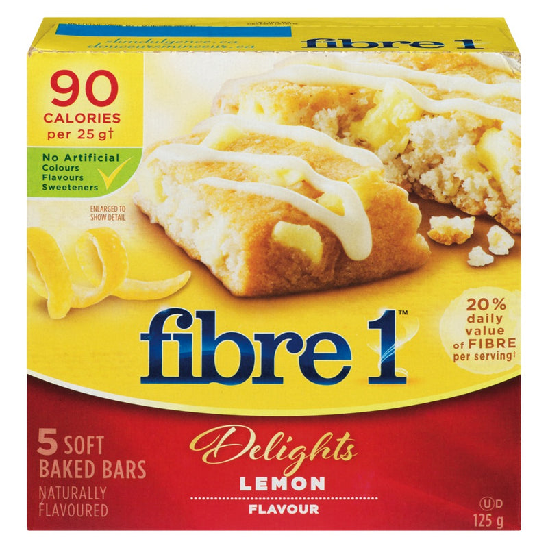 FIBRE 1 DELIGHT BARS LEMON [125 g]