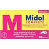 MIDOL COMPLET TAB 15/60/500MG [40 ea]