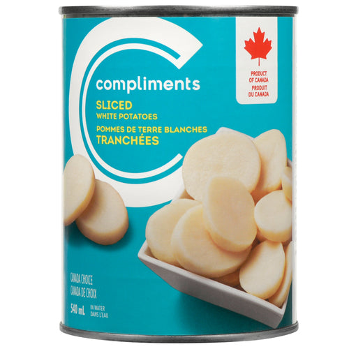 COMPLIMENTS SLICED POTATOES [540 ml]