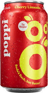POPPI CHERRY LIMEADE 4x355ml [4 ea]