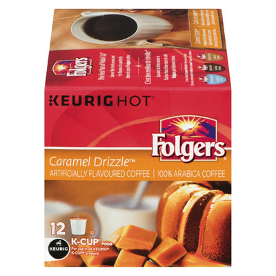 FOLGERS CARAMEL DRIZZLE K CUP [12 ea]