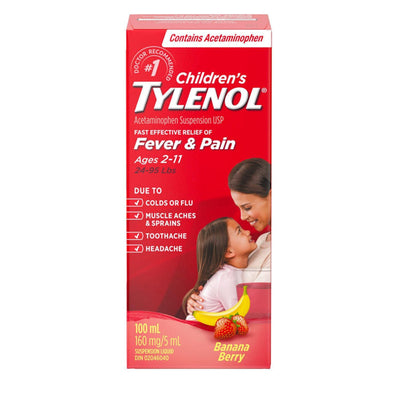 CHILDREN TYLENOL BAN/STRAW [100 ml]