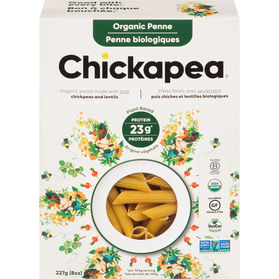 CHICKAPEA ORGANIC PENNE [227 g]